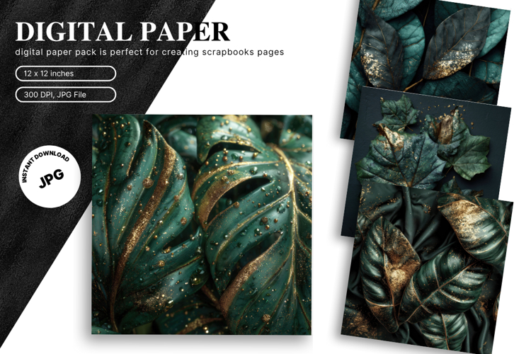 Monstera Leaf Clipart Image 10
