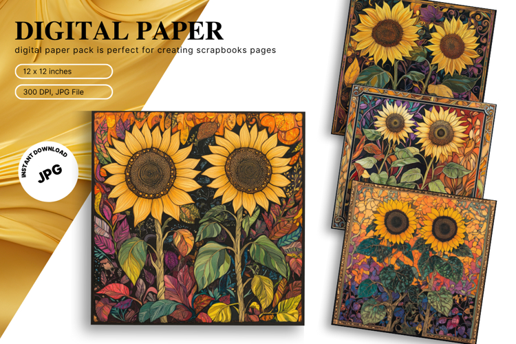 Sunflower Background Image 14
