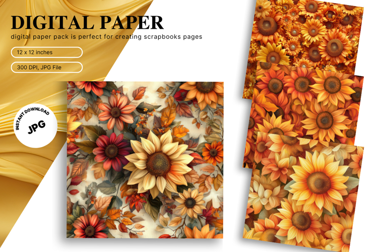 Sunflower Background Image 2