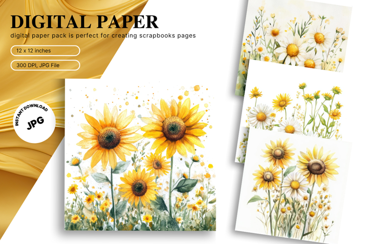 Sunflower Background Image 13