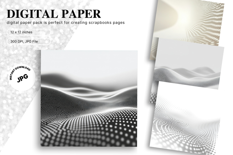 Abstract Background Digital Paper Wallpaper Wallart_9 example image 1