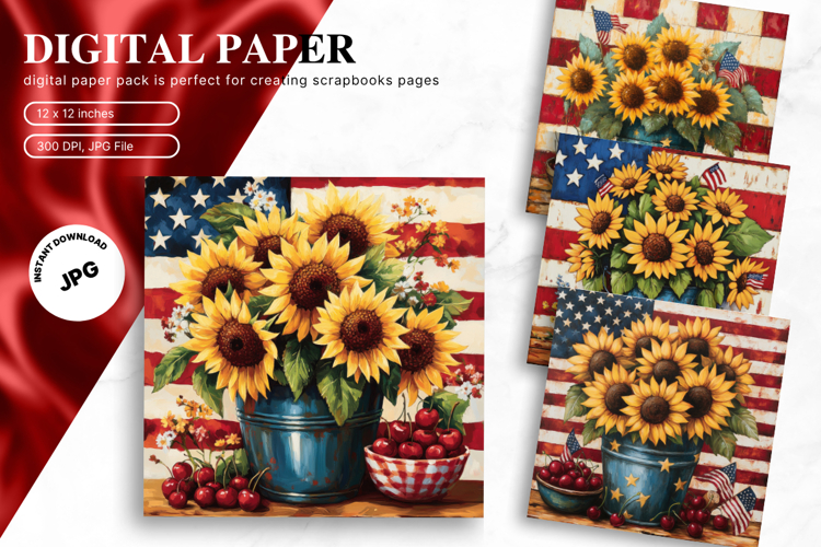 Sunflower Background Image 4
