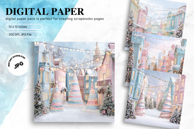 Snow Christmas Backgrounds Image 10