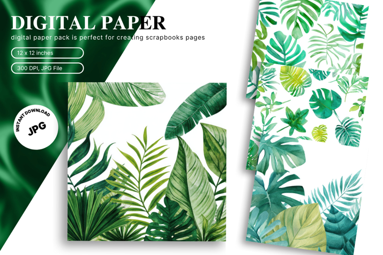 Monstera Leaf Clipart Image 11