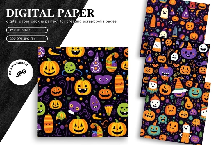 Halloween Pattern Background Scare Horror Ghost Wallpaper14
