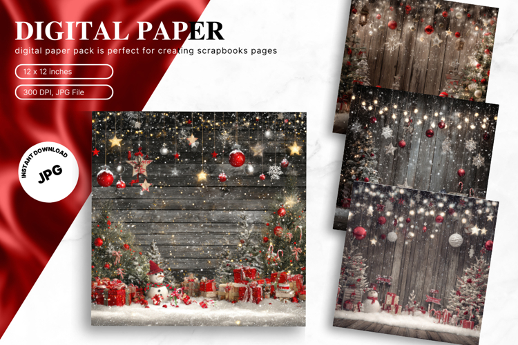 Snow Christmas Backgrounds Image 17