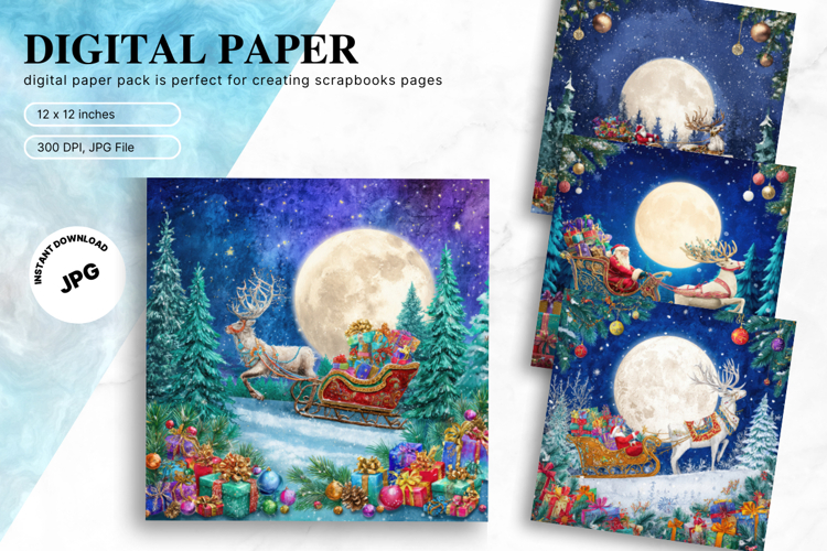 Christmas Background Clipart Image 8