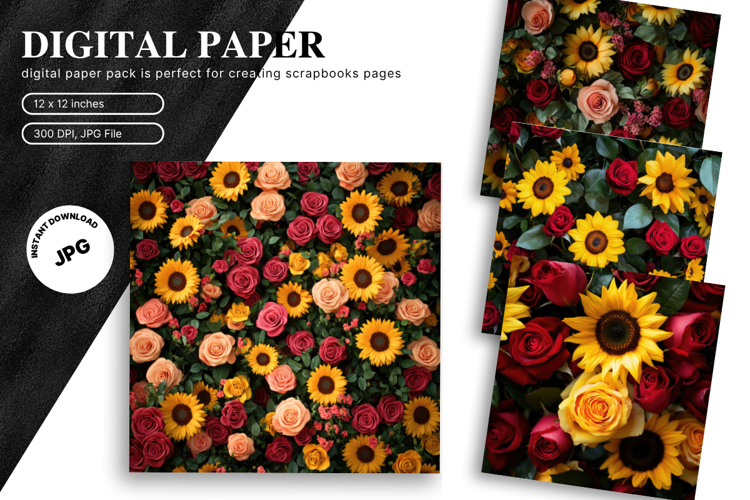 Sunflower Background Image 24