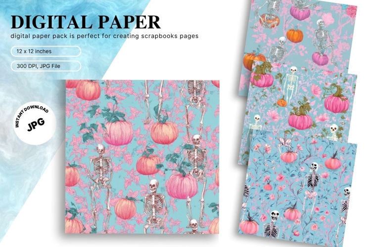 Halloween Pattern Background Scare Horror Ghost Wallpaper20