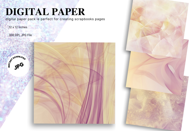 Abstract Background Digital Paper Wallpaper Wallart_6