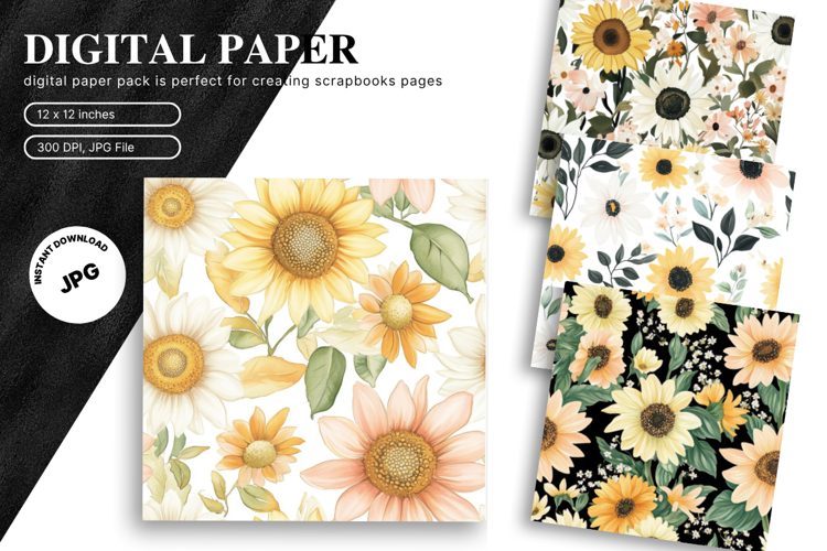 Sunflower Background Image 24