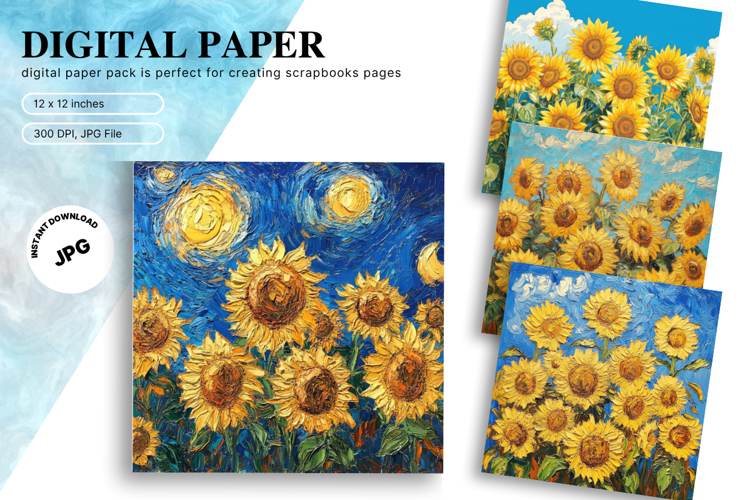 Sunflower Background Image 19