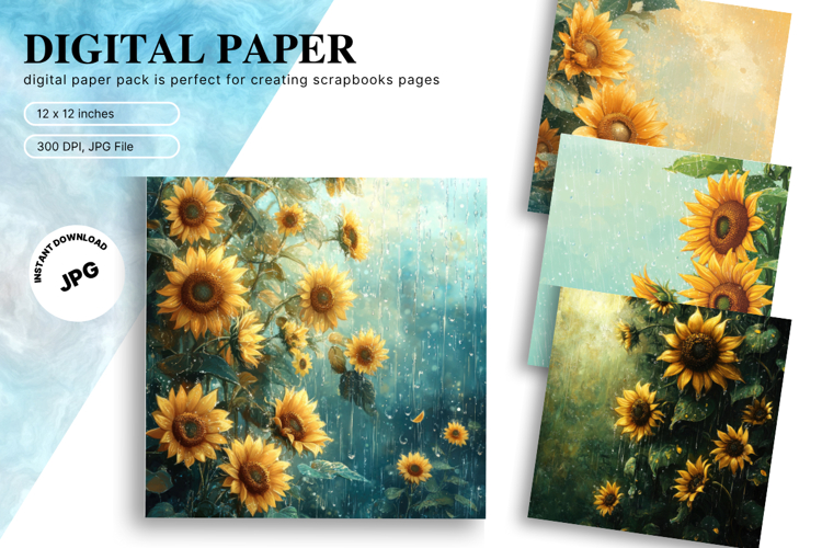 Sunflower Background Image 20