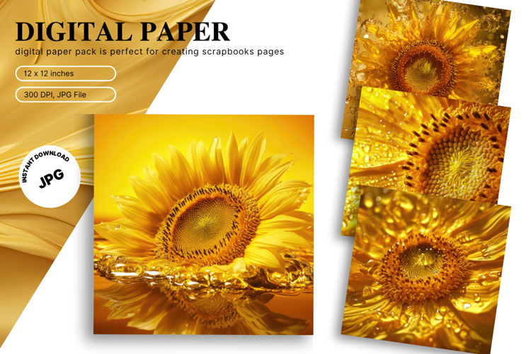 Sunflower Background Image 16