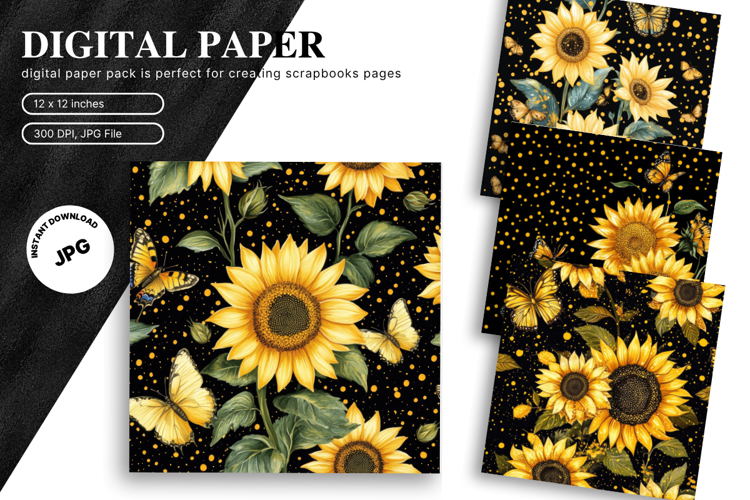 Sunflower Background Image 11