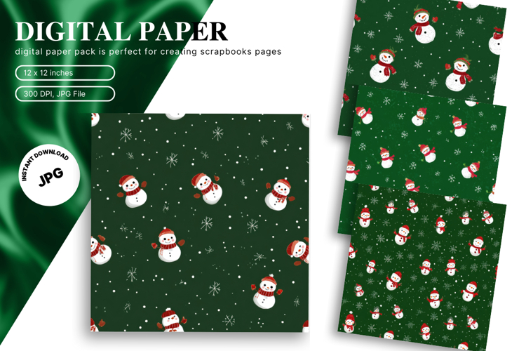 Snowman Background Image 4