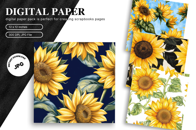 Sunflower Background Image 23