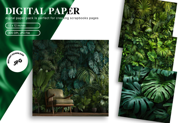 Monstera Leaf Clipart Image 22