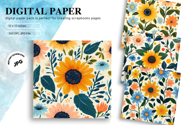 Sunflower Background Image 8