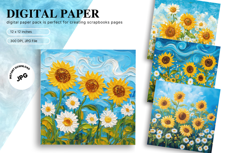 Sunflower Background Image 18