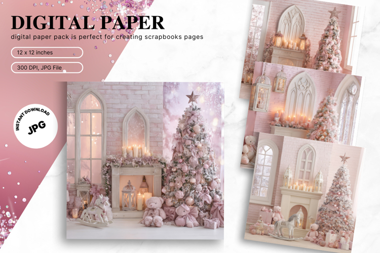 Snow Christmas Backgrounds Image 16
