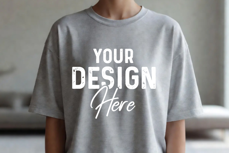 Bella Canvas T-Shirt Mockup White Tee Lifestyle Scene