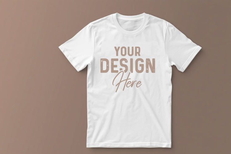White T Shirt Mockup - T Shirt Mockup JPG PNG - Mens T Shirt