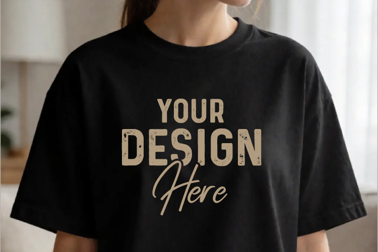 Black T Shirt Mockup, Bella Canva T Shirt Mockup JPG