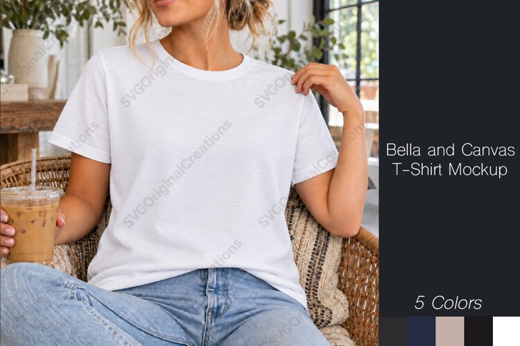 Bella Canvas 3001 t-shirt mockups