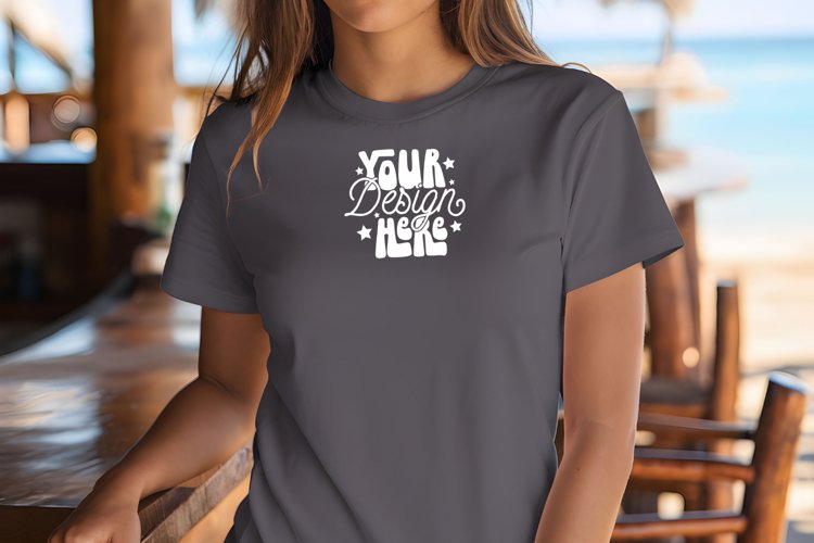 White Tshirt Mockup Image 4