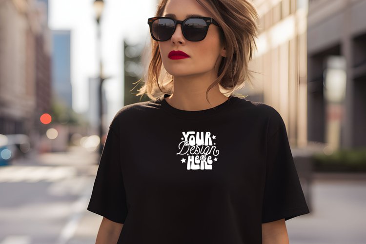 White Tshirt Mockup Image 6