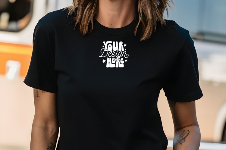 White Tshirt Mockup Image 24