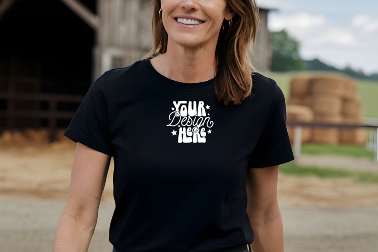 White Bella Canvas 3001 Mockup, Bella Canvas 3001 Tshirt