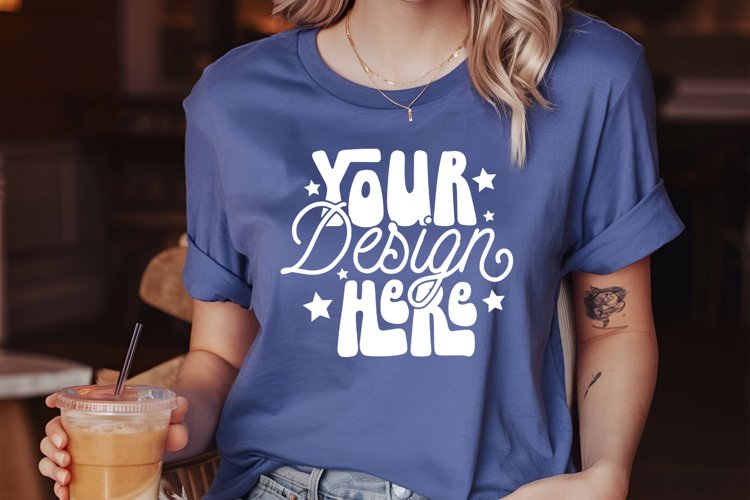 White Tshirt Mockup Image 21