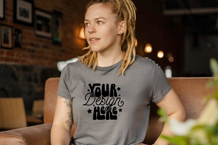 White Tshirt Mockup Image 5