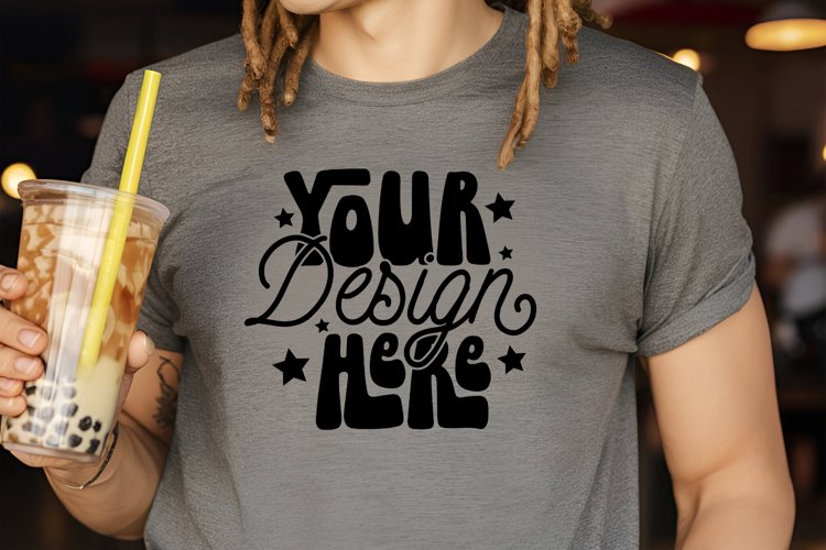 White Tshirt Mockup Image 16