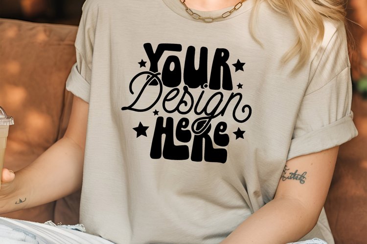 White Tshirt Mockup Image 23