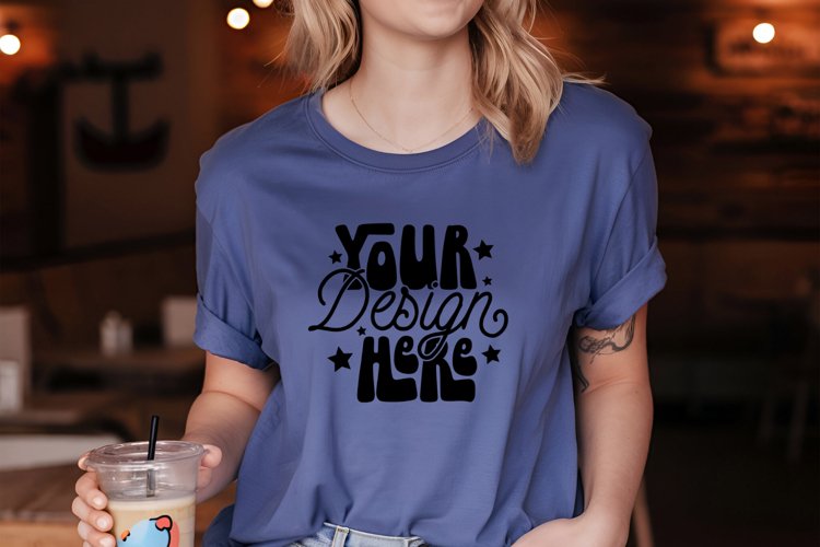 White Tshirt Mockup Image 22