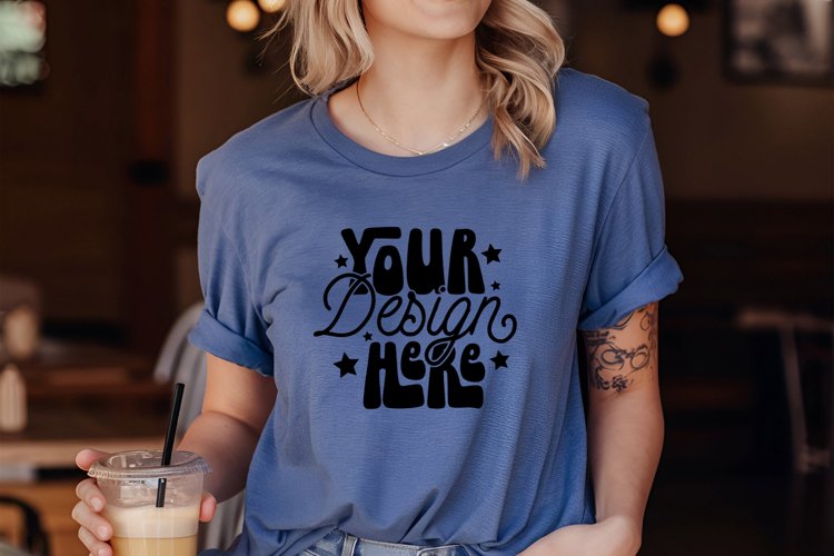 White Tshirt Mockup Image 21