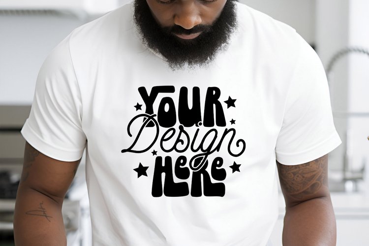 White Tshirt Mockup Image 18