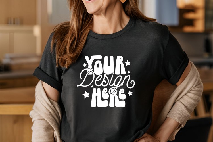 White Tshirt Mockup Image 11