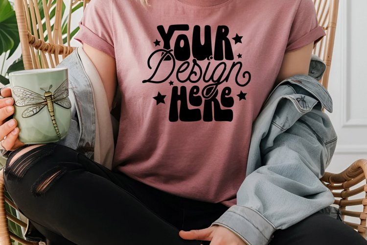 White Tshirt Mockup Image 12