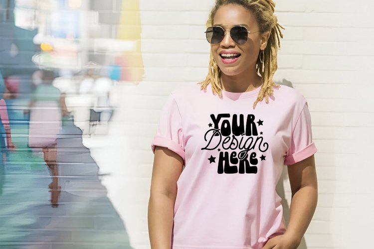 White Tshirt Mockup Image 4