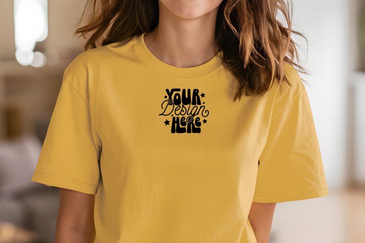 White Tshirt Mockup Image 10