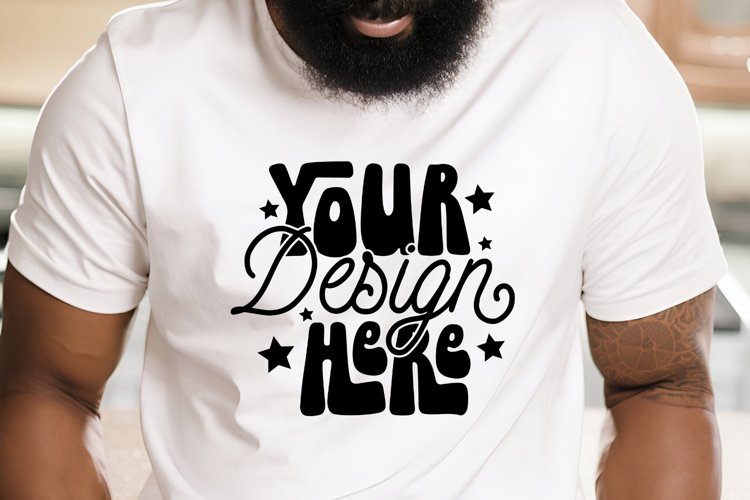 White Tshirt Mockup Image 13