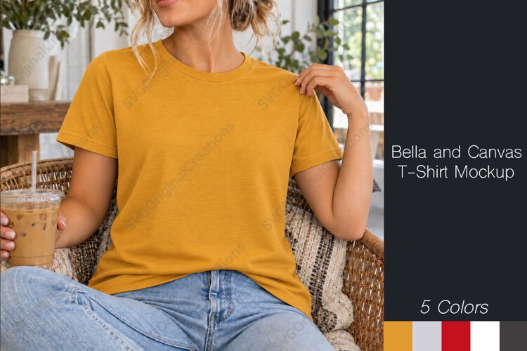 Bella Canvas 3001 t-shirt mockups