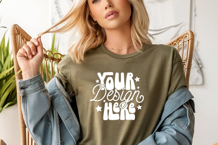 White Tshirt Mockup Image 3