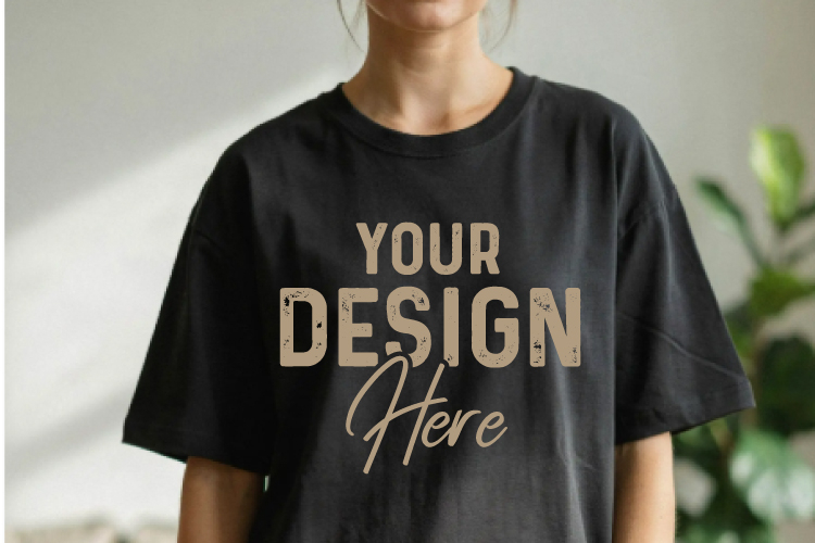 Black T Shirt Mockup, Bella Canva T Shirt Mockup JPG