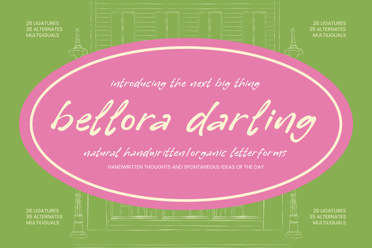 Bellora Darling - Natural Handwritten