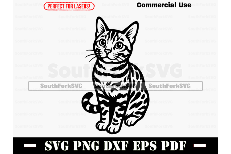Bengal Cat Svg Image 9